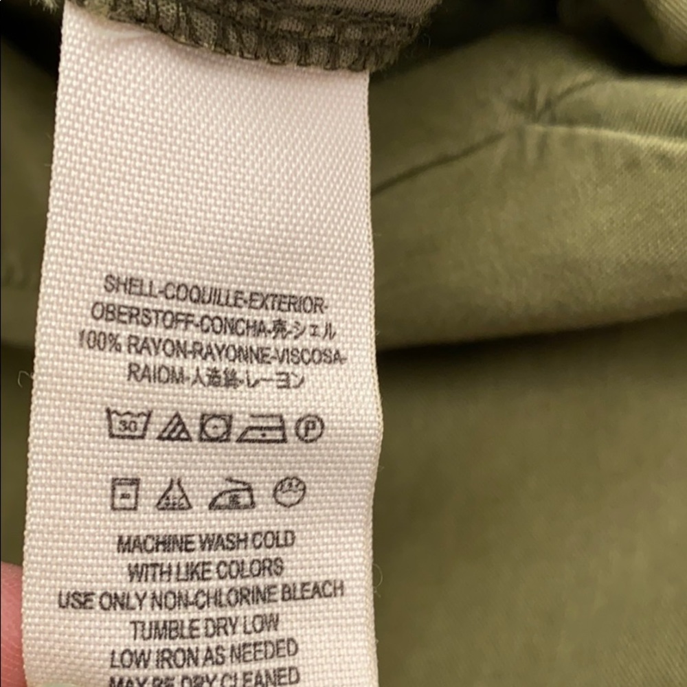 Free People high waist cropped cargo pants in Army green - Picture 7 of 13